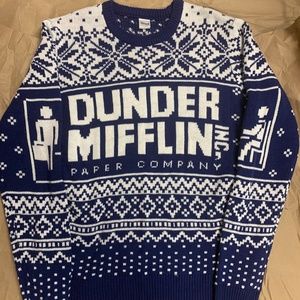 The Office Dunder Mifflin Unisex Ugly Christmas Sweater